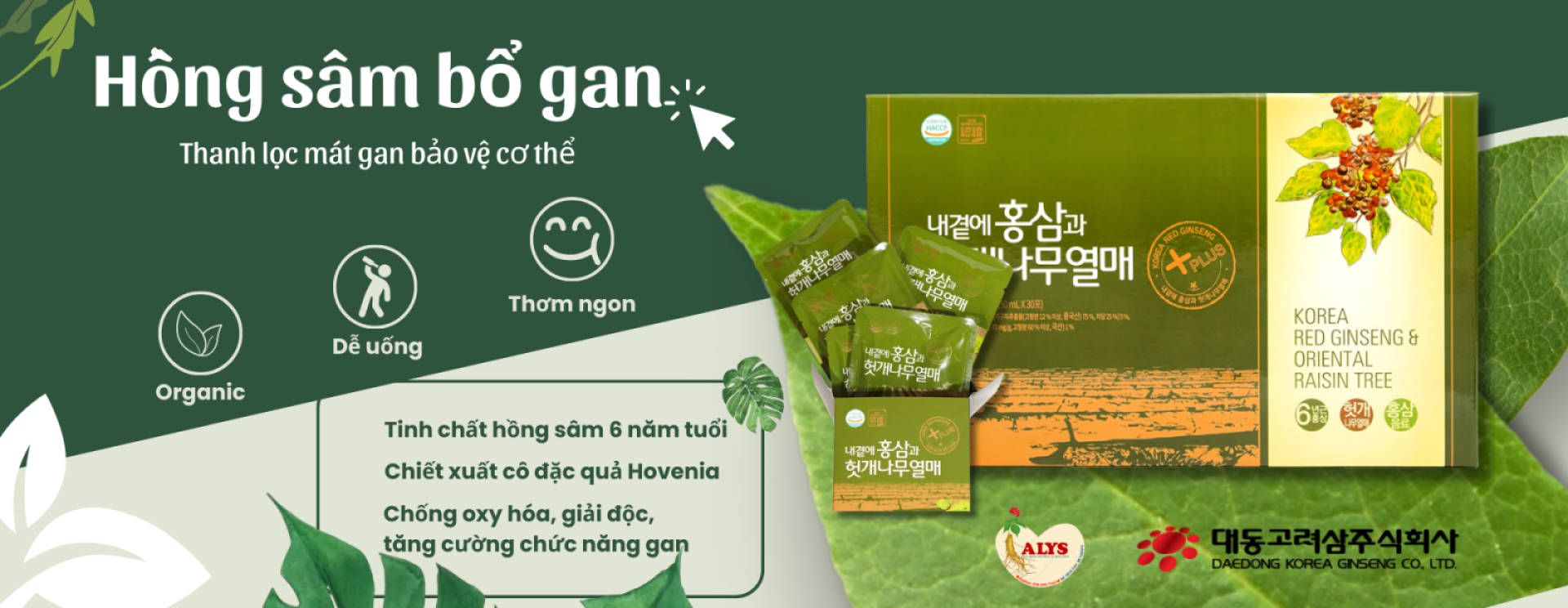 Hồng sâm bổ gan