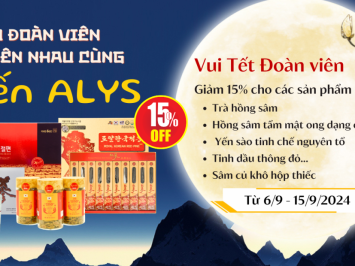 Vui Tết Đoàn Viên – Cùng Sâm Yến Alys Chăm Sóc Sức Khỏe Với Ưu Đãi Đặc Biệt Giảm 15%
