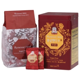 Kẹo Hồng Sâm Renesse (không đường) hộp thiếc 180g – KGC