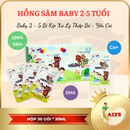 Hồng Sâm Baby 2-5 year (20ml*30 gói) – Daedong