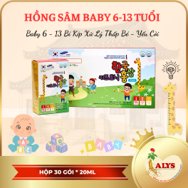 Hồng Sâm Baby Junior 6-13 year ( 20ml*30 gói) – Daedong