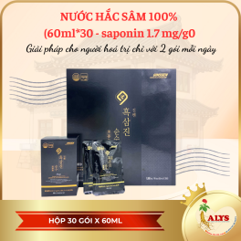 Nước hắc sâm 100% 60ml*30 (saponin 1.7mg/g) – Daedong