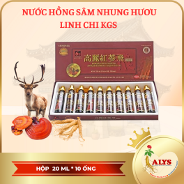 Nước hồng sâm nhung hươu linh chi - KGS