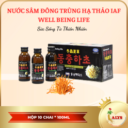 Nước Đông Trùng Hạ Thảo - IAF (hộp 10 chai x 100ml)