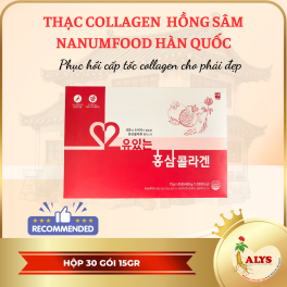 Thạch collagen hồng sâm NanumFood  Hàn Quốc