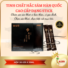 Hắc sâm HQ cao cấp 7mg/g (10ml*30 stick) – Daedong