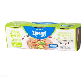 Cháo Tiện Lợi Zummy - 3 loại đậu (Pack 3)
