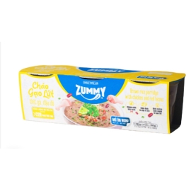 Cháo Tiện Lợi Zummy - Thịt Gà Đậu Đỏ (Pack 3)