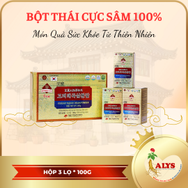 Bột thái cực sâm 100% (100g x 3)-4mg/g – Daedong