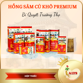 Hồng sâm củ khô 150g (16-25 củ) Premium