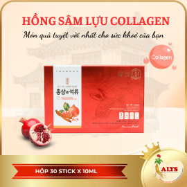 Hồng sâm Lựu Collagen (Stick 10ml x 30 gói ) – Daedong