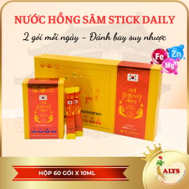 Hồng sâm HQ hàng ngày (10g*60 stick) Daily – Daedong