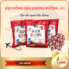 Kẹo hồng sâm không đường (500gr) - 365