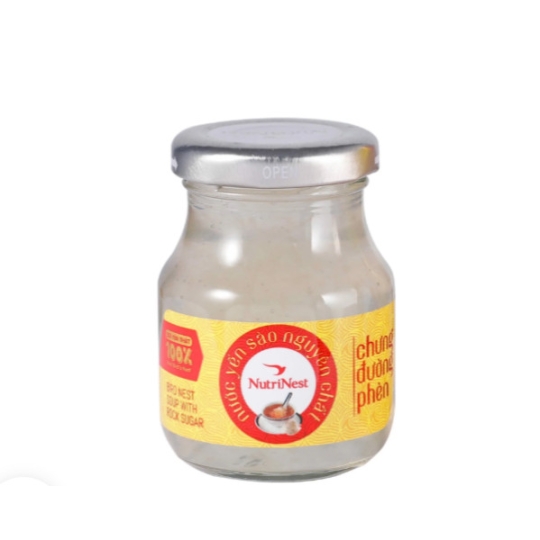 NutriNest - Nước Yến Sào Nguyên Chất Chưng Đường Phèn - Hũ đơn 42g