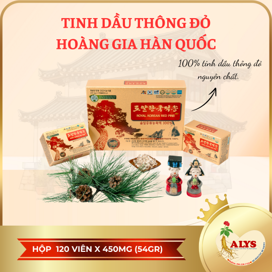 Tinh dầu thông đỏ hoàng gia Hàn Quốc 120*450mg – Royal