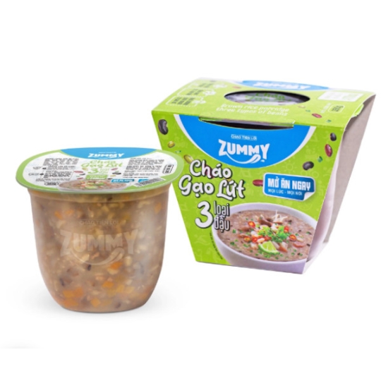 Cháo Tiện Lợi Zummy - 3 loại đậu (Bát đơn)