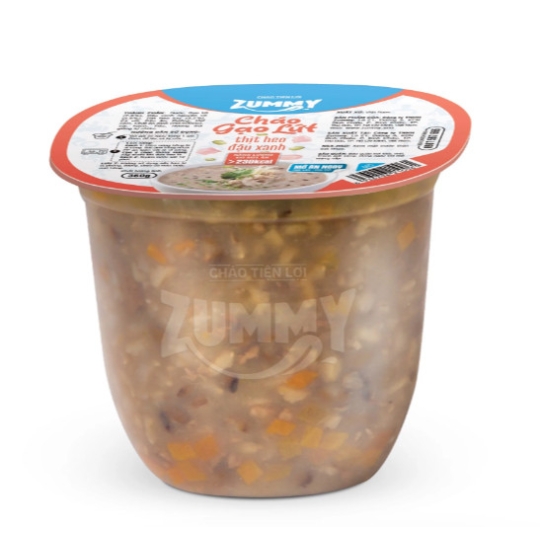 Cháo Tiện Lợi Zummy - Thịt Heo Đậu Xanh (Bát đơn)
