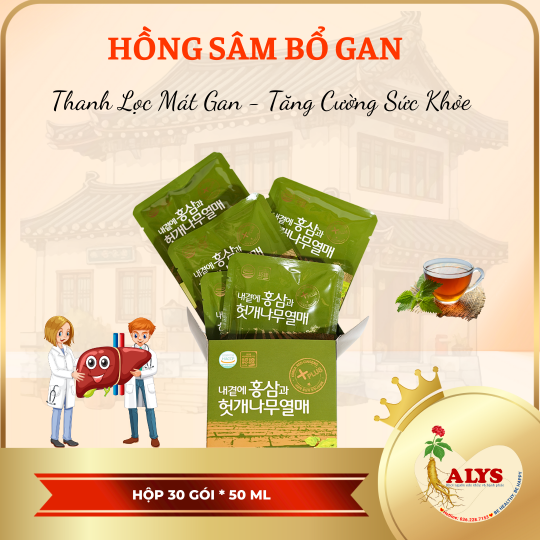 Hồng sâm bổ gan 50 ML x 30g – Daedong