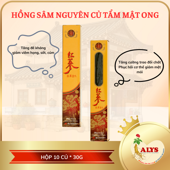 Hồng sâm mật ong hàn quốc (30g*10củ) – Daedong