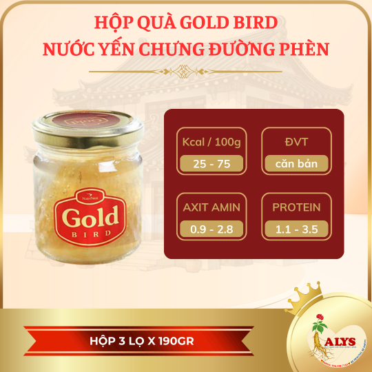 Hộp quà yến xào - Gold Bird ( 1 hủ x 190gr )