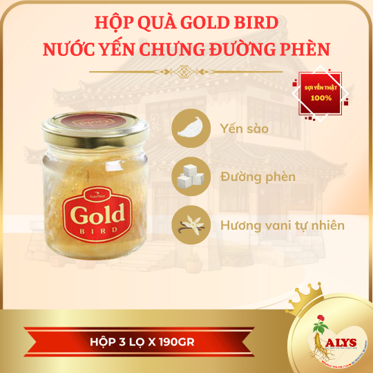 Hộp quà yến xào - Gold Bird ( 1 hủ x 190gr )