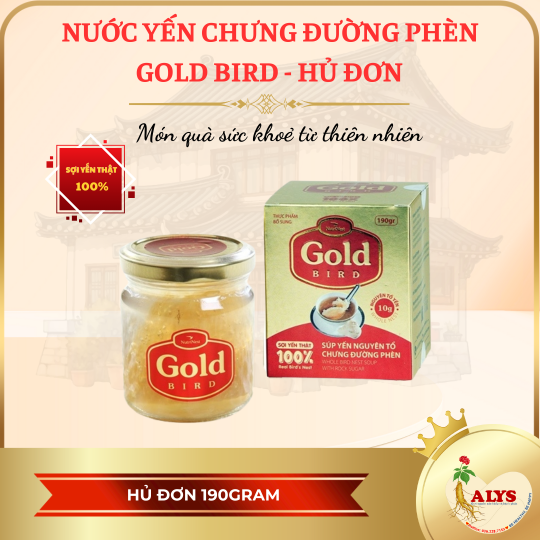 Hộp quà yến xào - Gold Bird ( set 3 hủ x 190gr )
