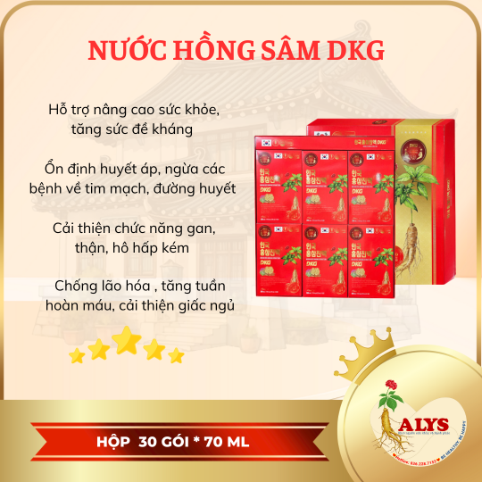 Nước hồng sâm - DKG