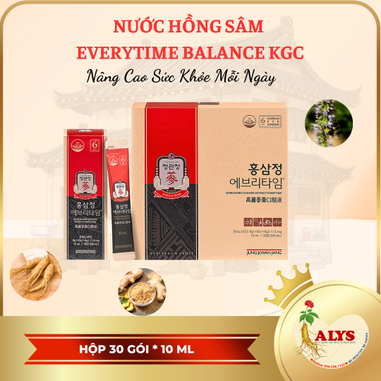 Nước hồng sâm Extract Everytime Balance – KGC