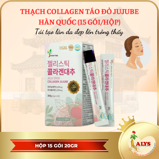 Thạch collagen táo đỏ JUJUBE Hàn Quốc
