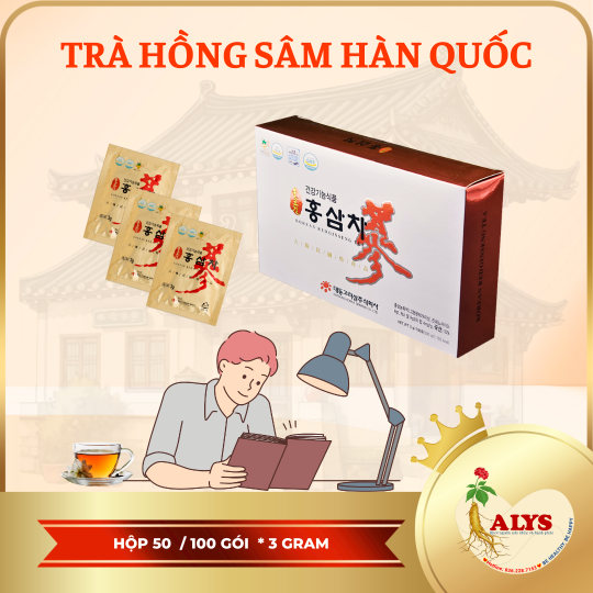 Trà hồng sâm 4mg/g (3g*100) – Daedong