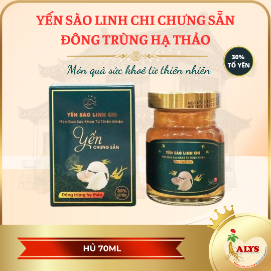 Yến sào linh chi đồng trùng hạ thảo (lọ x 70ml)